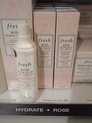 fresh 玫瑰面霜 包装