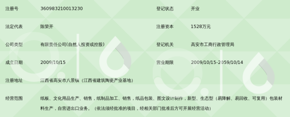 江西广夏包装印刷有限公司