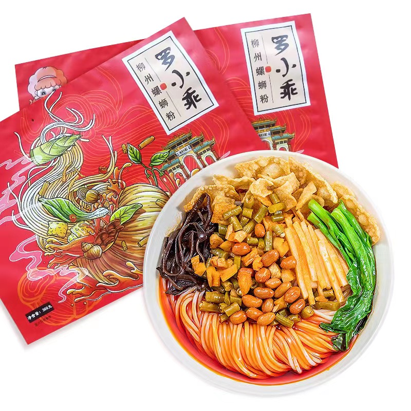 柳州螺丝粉包装图片