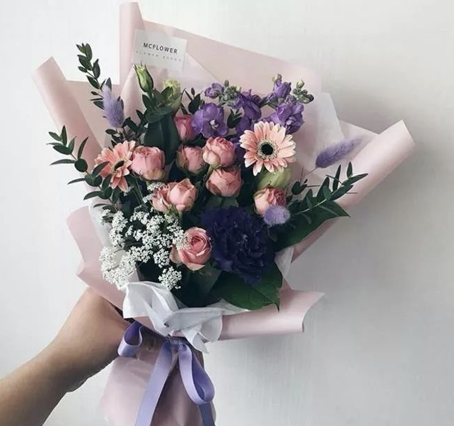 花束包装搭配图片