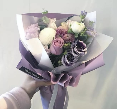 花束包装搭配图片