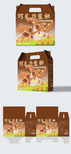 豆奶纸盒包装好的