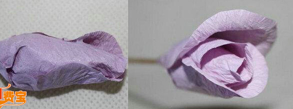 用包装纸做玫瑰花