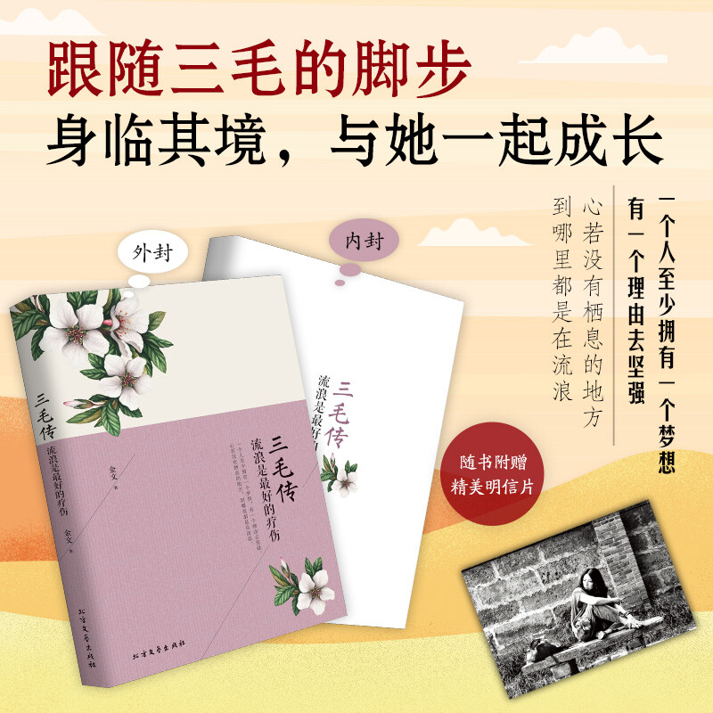 三毛的书换了包装