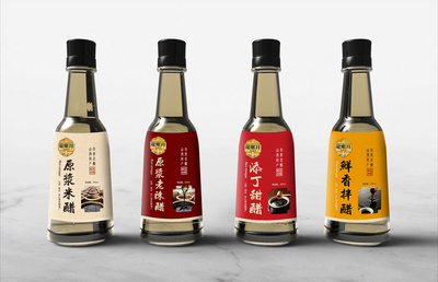 醋和酱油的包装