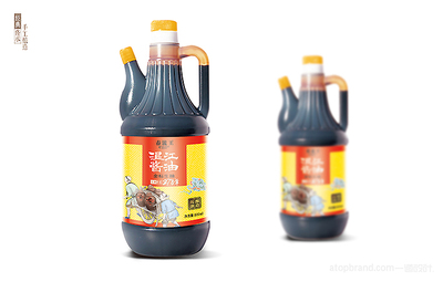 醋和酱油的包装