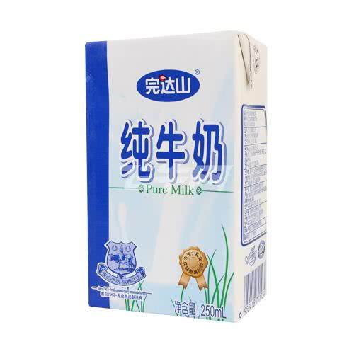 完达山纸盒包装奶粉