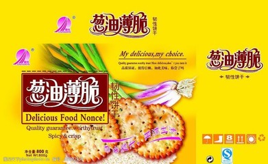葱油饼干 包装
